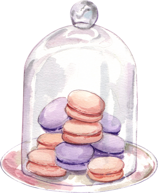 Colorful Macarons Illustration