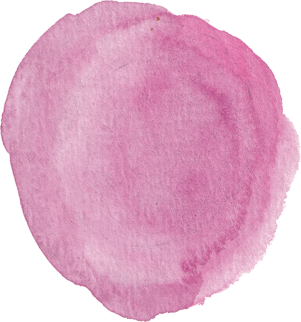 Pink Watercolor Blob