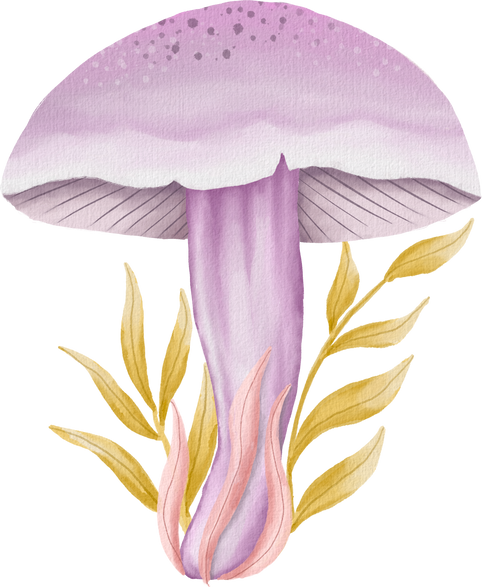 Mushroom Watercolor