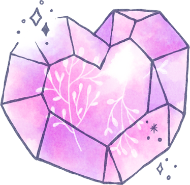 Pink Heart Crystal