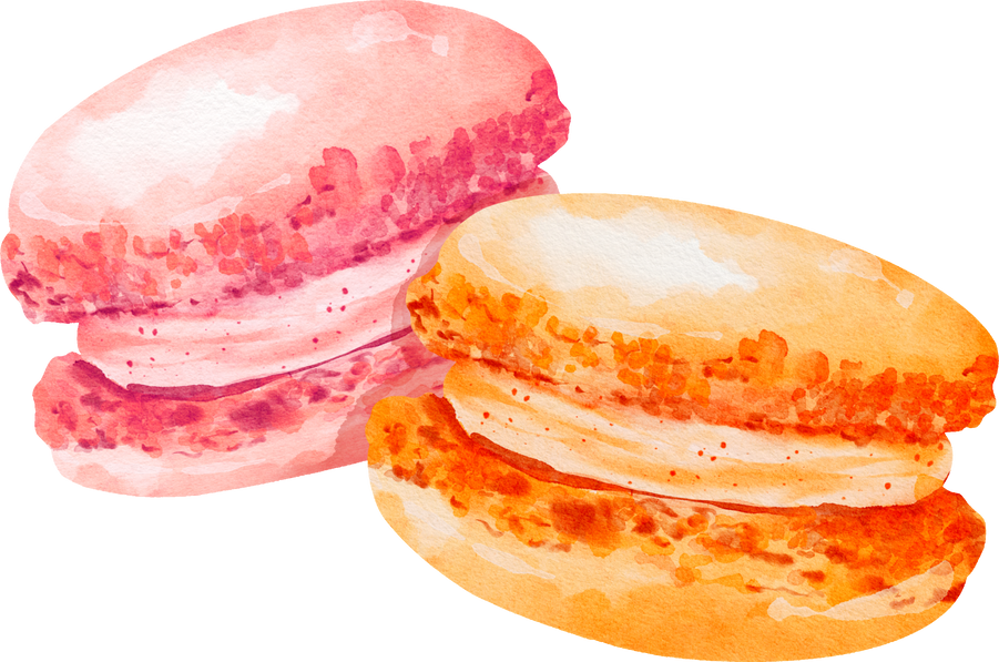 Macaron watercolor