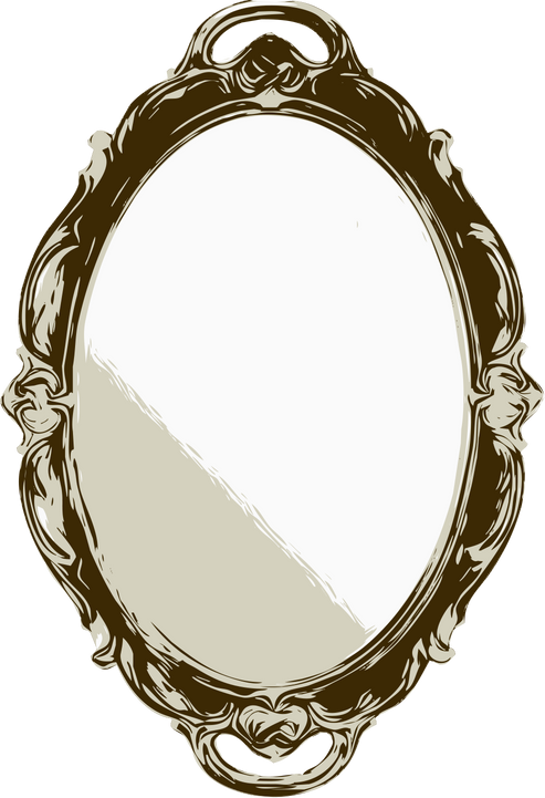 Vintage magic mirror